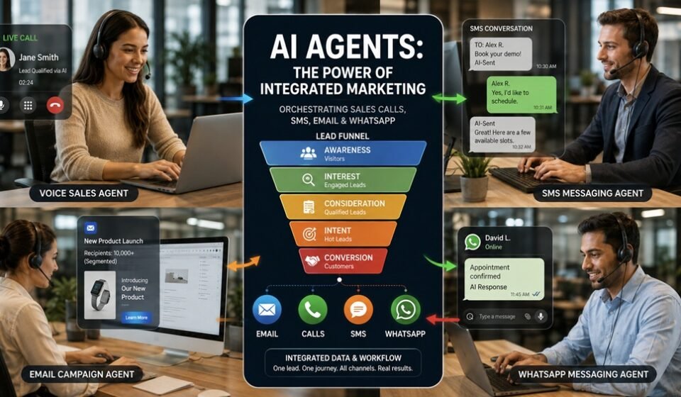 AI agents for integrated marketing