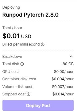 Runpod Community Cloud GPU rental