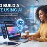 how to build a website using AI