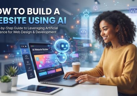 how to build a website using AI