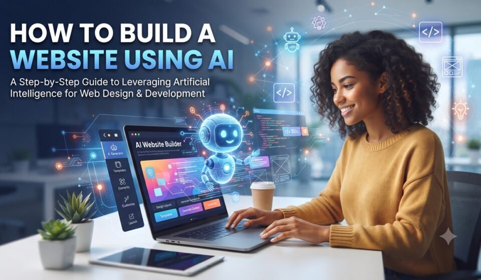 how to build a website using AI